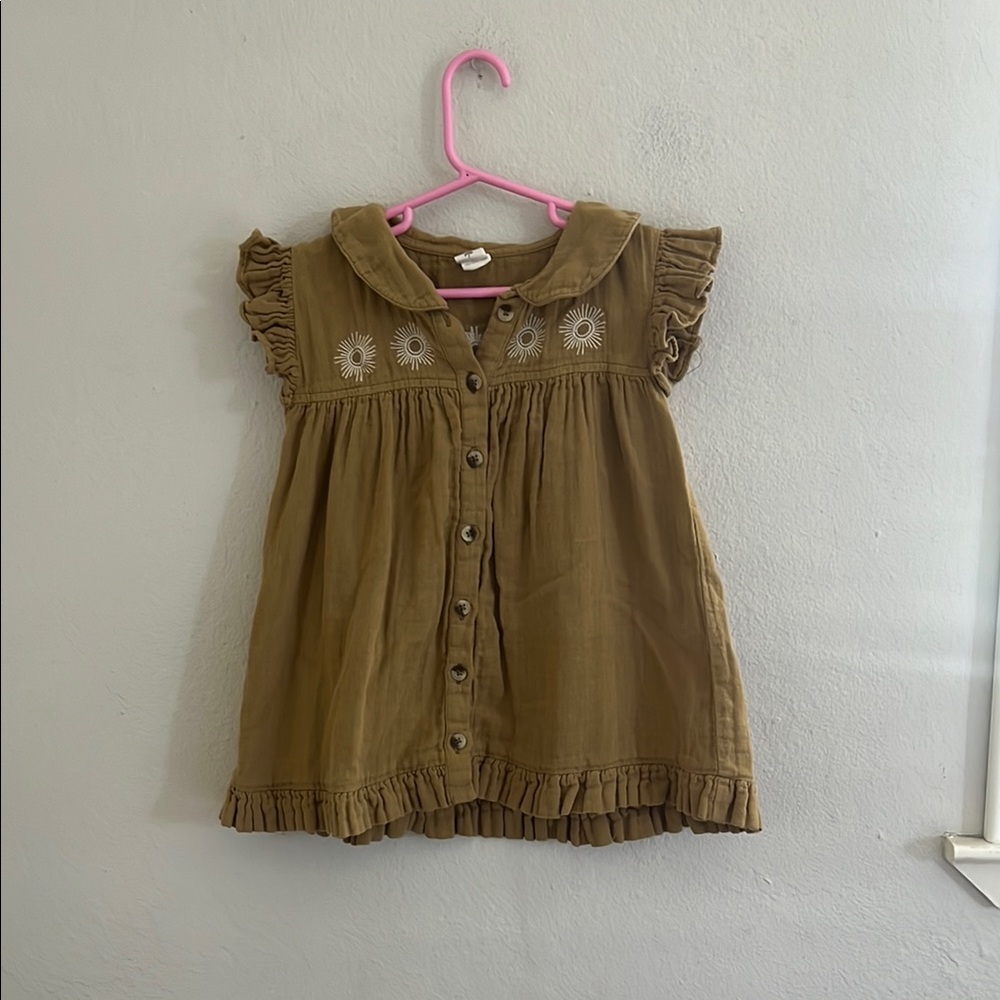Kate Quinn flutter sleeve blouse